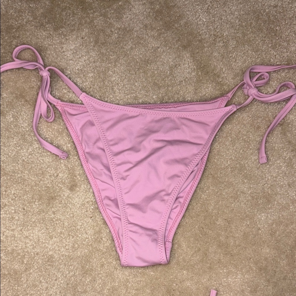 PacSun Light Pink Tie-Side Bikini Bottom - Picture 2 of 8